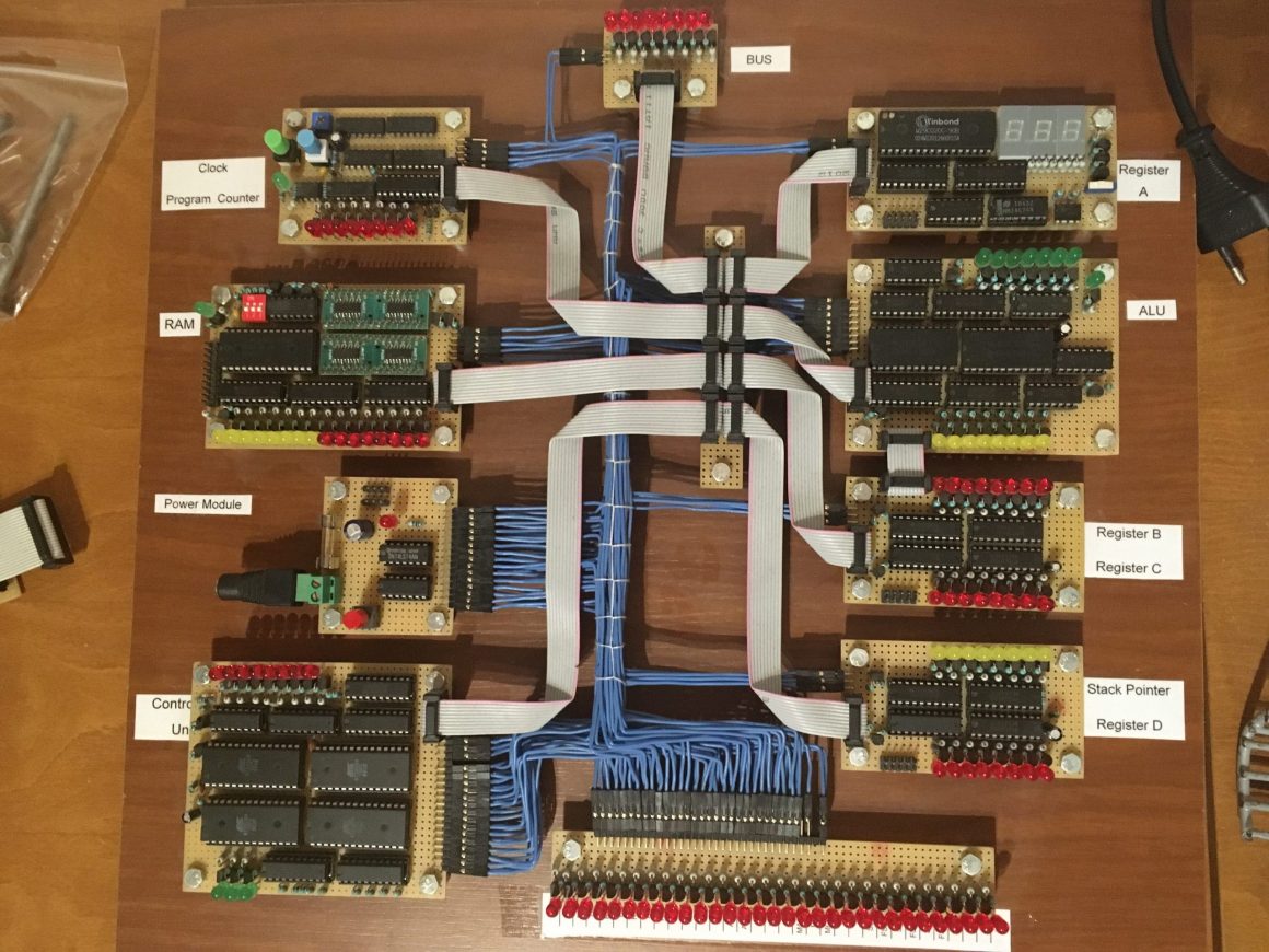 8 bitový mikroprocesor